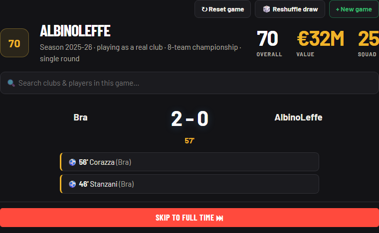Play matches live